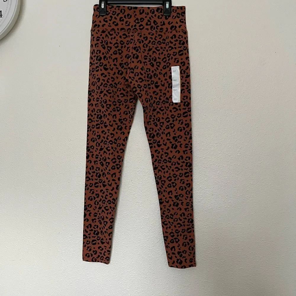 Wild Fable Cheetah Print High Rise Waisted Leggings NEW
